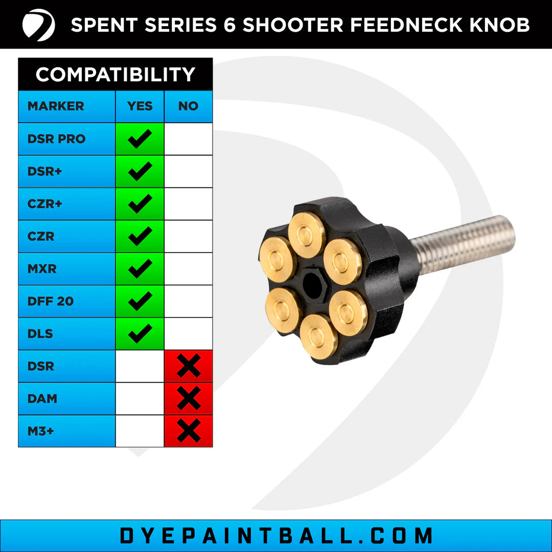 FEEDNECK KNOB SPENT SERIES 6SHOOTER