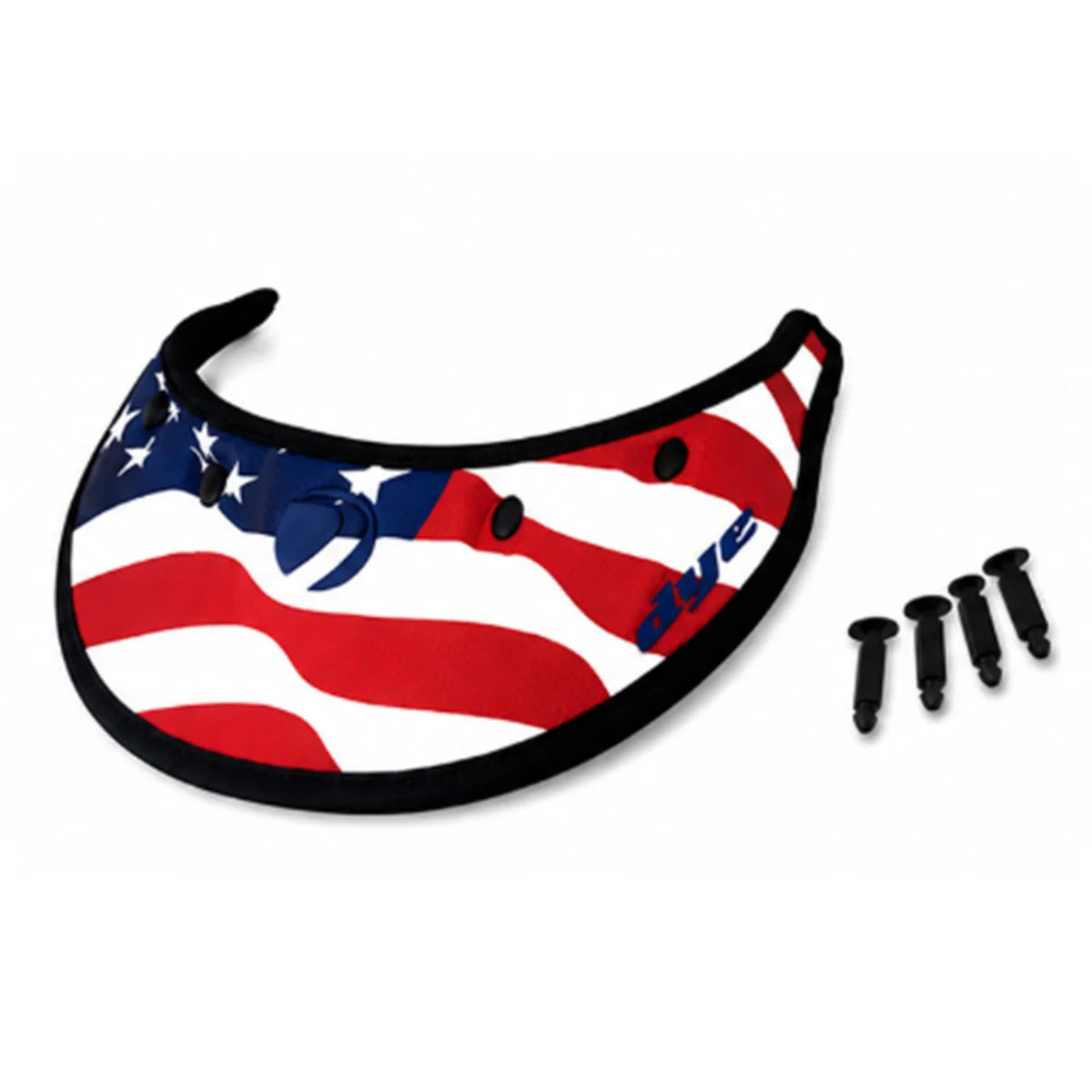 DYE i4/i5 Wing Visor Patriot + JT Pins
