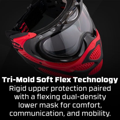 DYE i3 PRO GOGGLE - FIRE RED