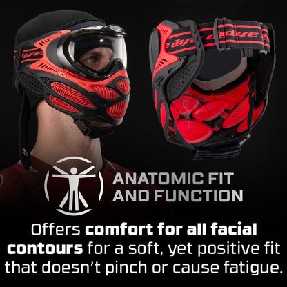 DYE i3 PRO GOGGLE - FIRE RED