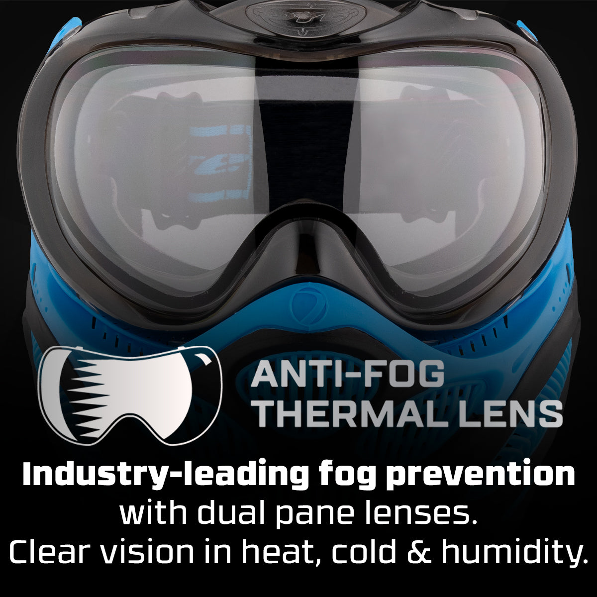 DYE i3 PRO GOGGLE - GLACIER CYAN