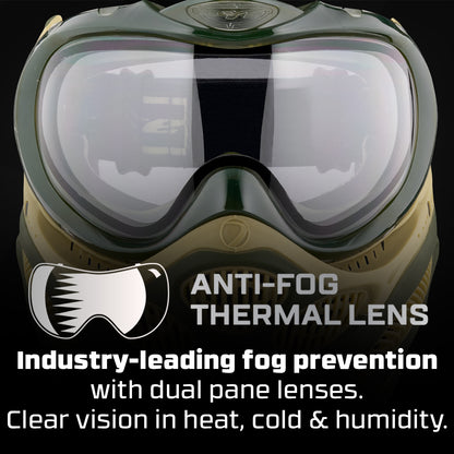 DYE i3 PRO GOGGLE - TAC OLIVE