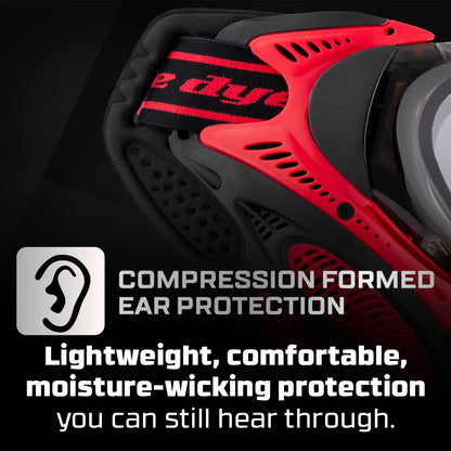 DYE i3 PRO GOGGLE - FIRE RED