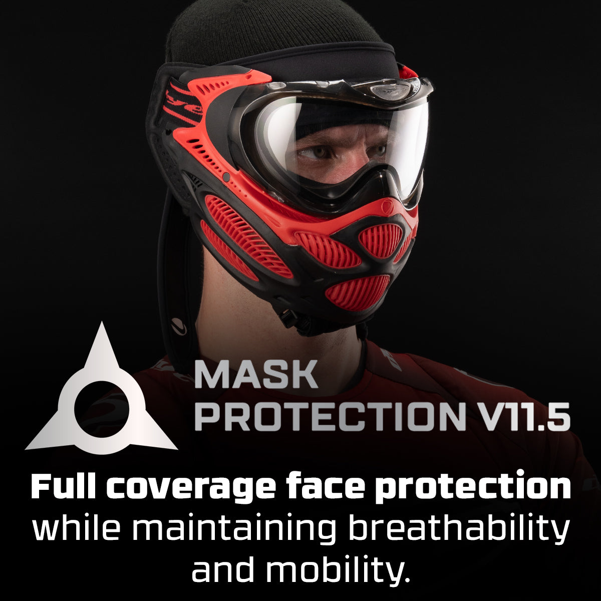DYE i3 PRO GOGGLE - FIRE RED
