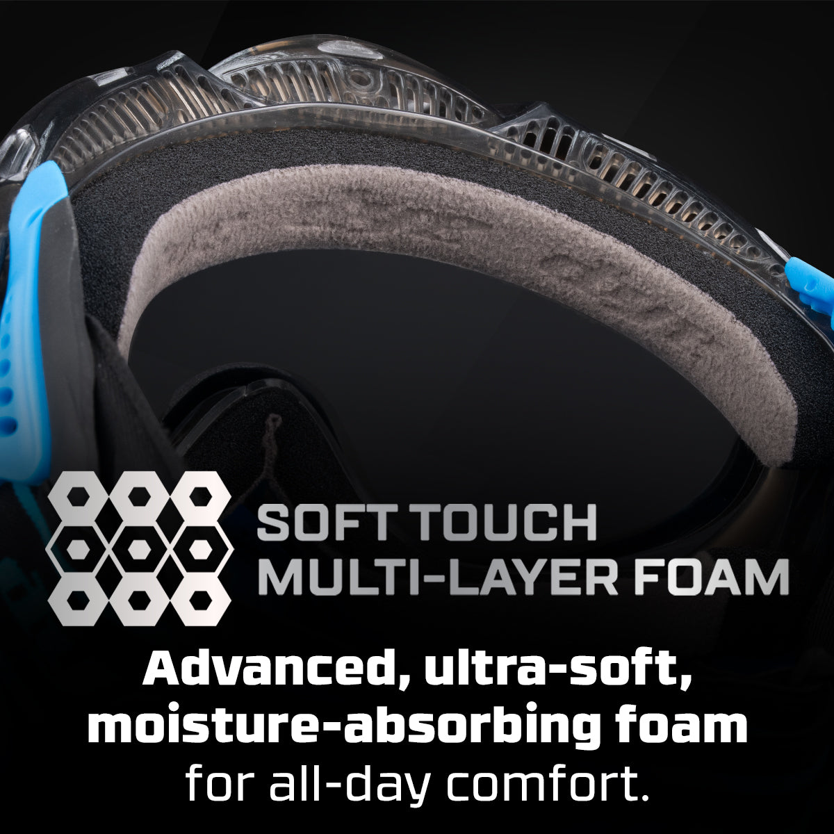 DYE i3 PRO GOGGLE - GLACIER CYAN