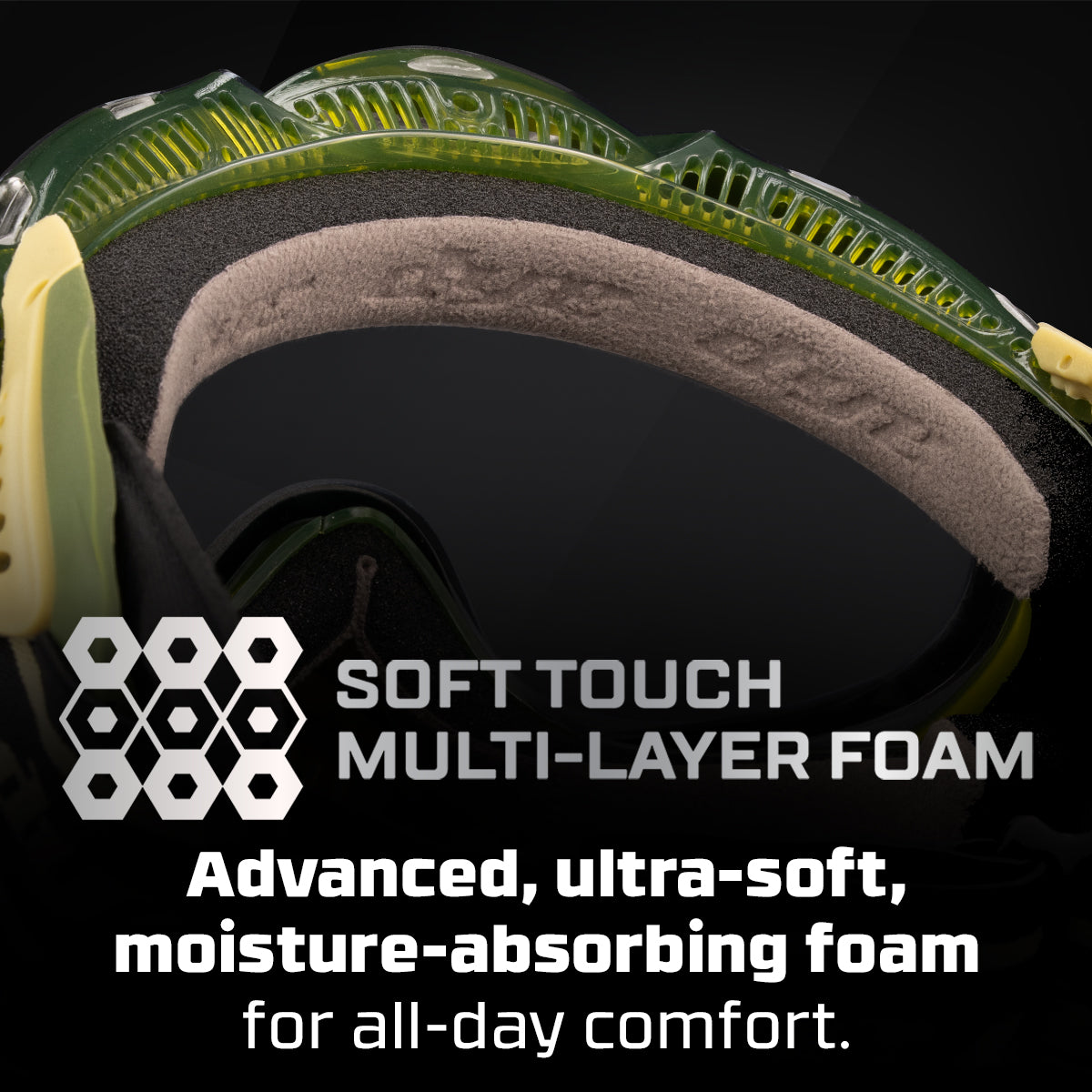 DYE i3 PRO GOGGLE - TAC OLIVE