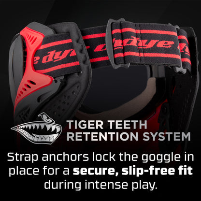 DYE i3 PRO GOGGLE - FIRE RED