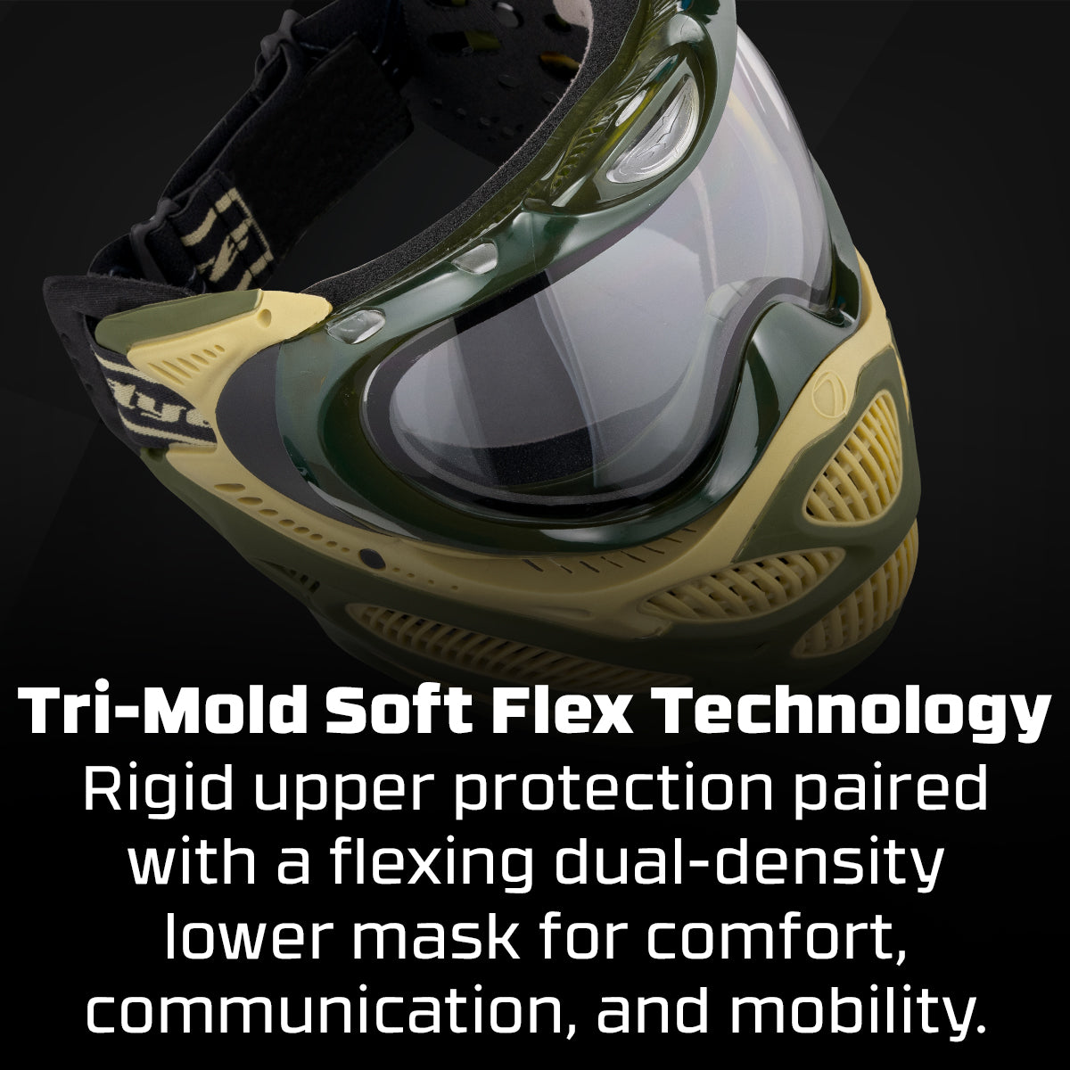 DYE i3 PRO GOGGLE - TAC OLIVE