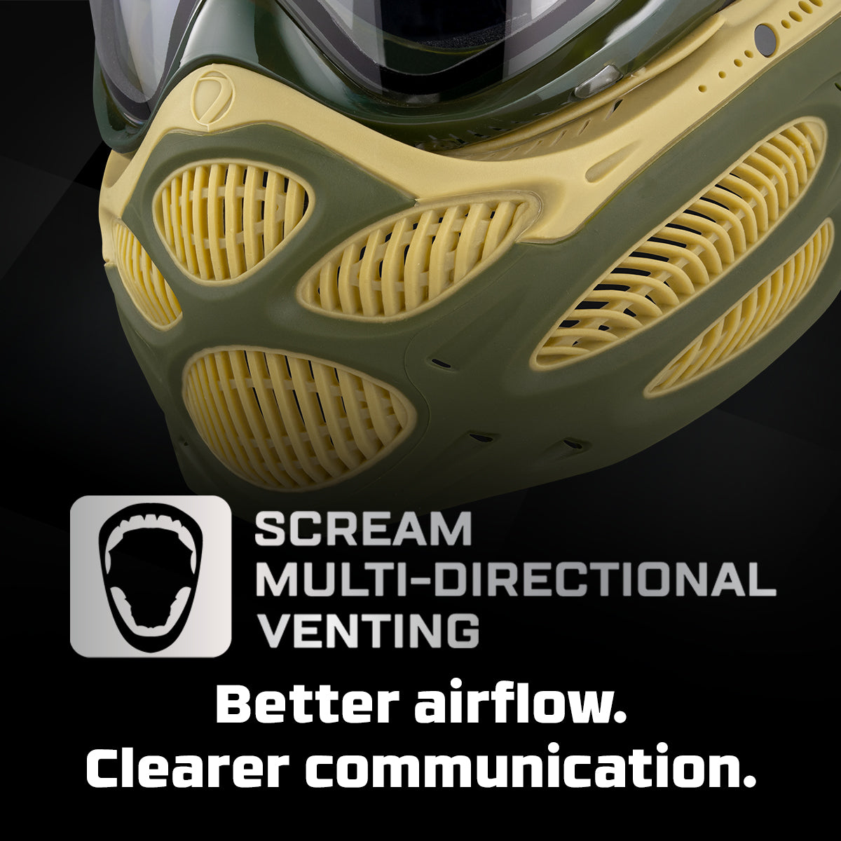 DYE i3 PRO GOGGLE - TAC OLIVE